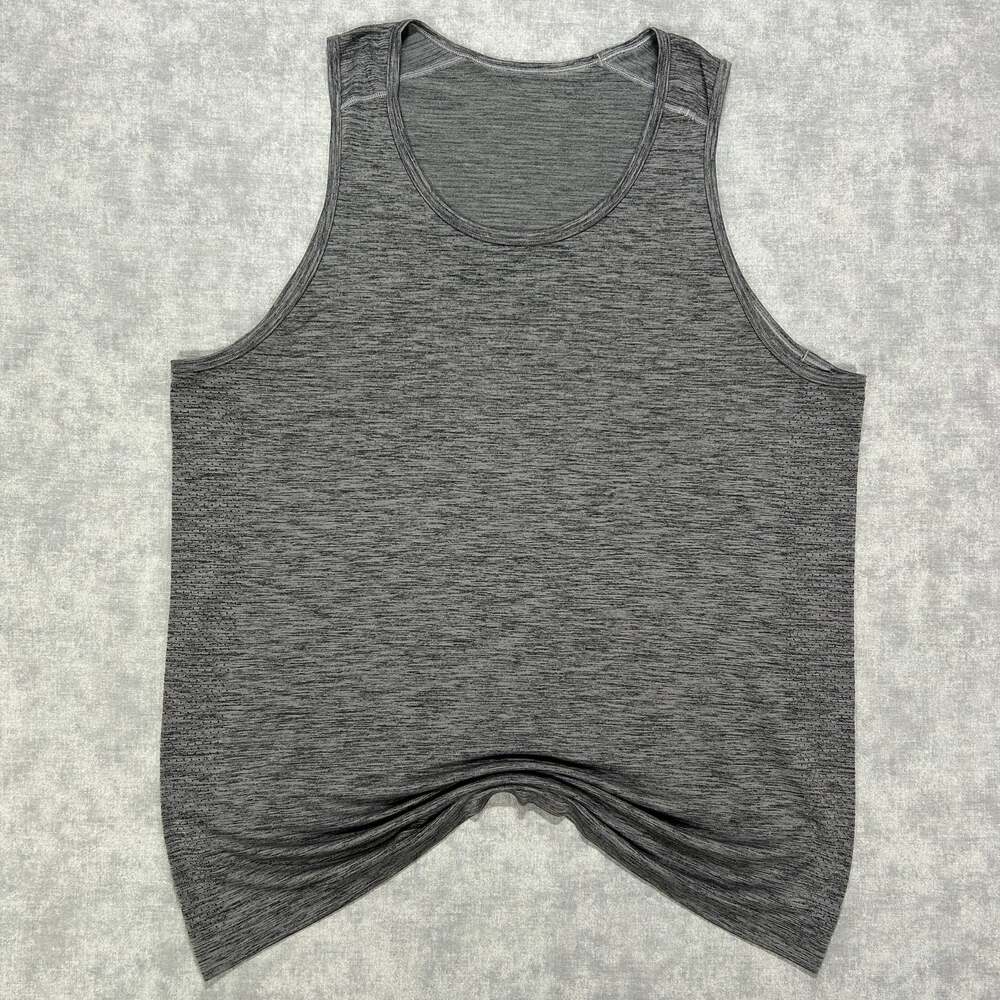 Lululemon Metal Vent Tech Tank Top Mens XL Grey Heathered Gym Workout